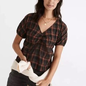 Madewell puff sleeve top